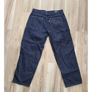 Vintage Levis Silvertab Baggy Jeans Size 38 X 32 Blue Y2K Wide Leg Baggy Fit
